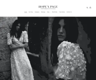 Hopeandpage.com.au(Hope and page) Screenshot