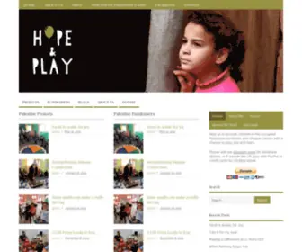 Hopeandplay.org(Hope and Play) Screenshot