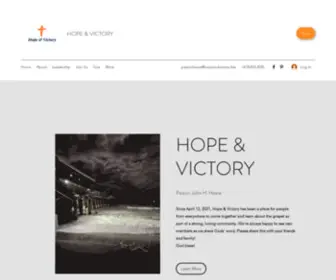 Hopeandvictory.live(Hope & Victory) Screenshot