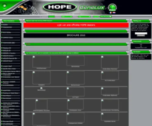 Hopebenelux.com(Hope Benelux) Screenshot