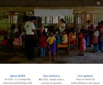 Hopebiblemission.org(Bible Mission) Screenshot