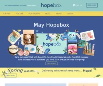 Hopebox.com(The Ultimate Gift of Hope and Quality) Screenshot