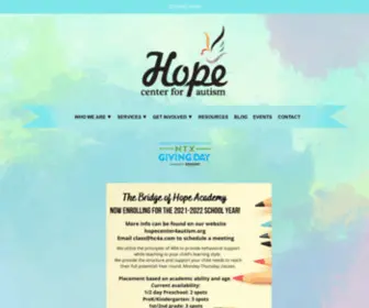 Hopecenter4Autism.com(Hope Center for Autism) Screenshot