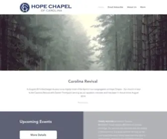 Hopechapelcarolina.com(Hope Chapel) Screenshot