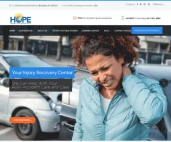 Hopechiro.com(Hope Chiropractic Chiropractor Brandon FL) Screenshot