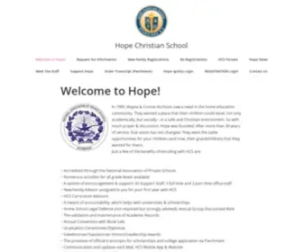 Hopechristian.net(Hope Christian School) Screenshot