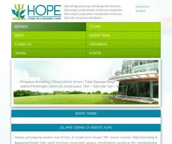 Hopecounseling.co.id(HOPE Counseling) Screenshot