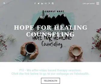 Hopecounselors.com(HOPE FOR HEALING COUNSELING) Screenshot