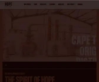 Hopedistillery.co.za(Hope Distillery) Screenshot