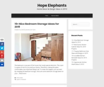 Hopeelephants.org(Hope Elephants) Screenshot