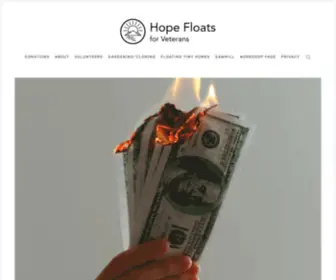 Hopefloatsforveterans.org(Hope Floats for Veterans) Screenshot