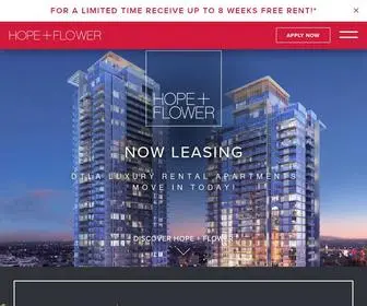 Hopeflowerdtla.com(Luxury Rental Apartments DTLA) Screenshot