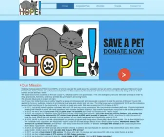 Hopeforbrevard.org(Home) Screenshot