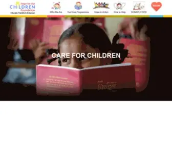 Hopeforthechildrenfdn.org(Helping Hand) Screenshot