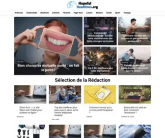 Hopefulheadlines.org(Placement et investissement collectionneurs) Screenshot