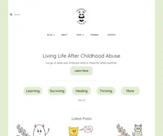 Hopefulpanda.com(Hopeful Living After Childhood Abuse) Screenshot