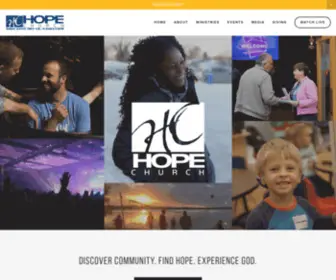 Hopegf.org(HOPE Church) Screenshot