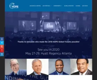 HopeGlobalforums.org(The HOPE Global Forum) Screenshot