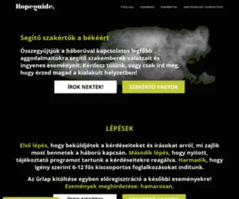 Hopeguide.info(Főoldal) Screenshot