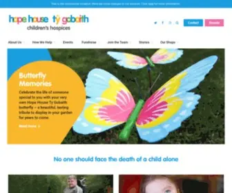 Hopehouse.org.uk(Hope House Children's Hospices) Screenshot