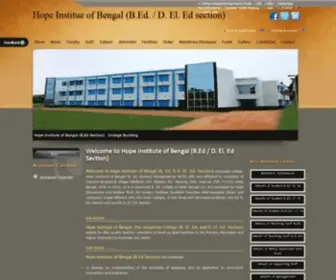 Hopeinstituteofbengal.org(Hope Institute of Bengal) Screenshot