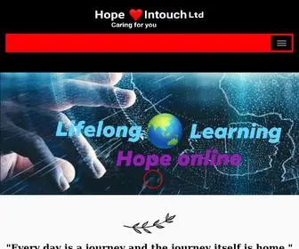 Hopeintouch.com(Hope In Touch) Screenshot