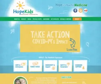 Hopekids.org(Transforming Lives) Screenshot