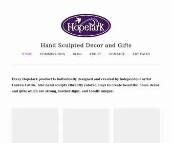 Hopelark.com(Handcrafted Artisan Home Decor and Gifts) Screenshot