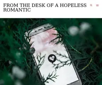 Hopelessromanticsarena.xyz(From the desk of a hopeless romantic) Screenshot