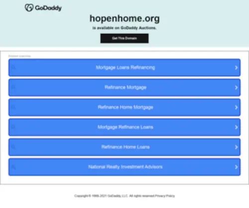 Hopenhome.org(Adventure travel) Screenshot