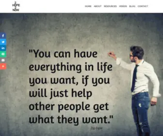 Hopenow2020.com(Small Business Strategy & Personal Development) Screenshot