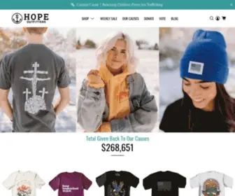 Hopeoutfitters.com(Hope Outfitters) Screenshot