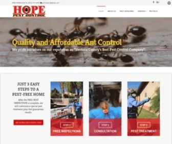 Hopepestcontrolcompany.com(Hopepestcontrolcompany) Screenshot