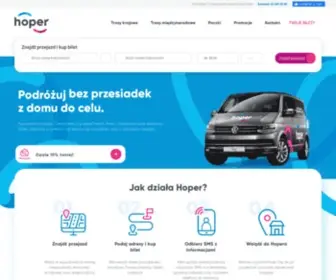 Hoper.pl(Wygodne przejazdy adres) Screenshot