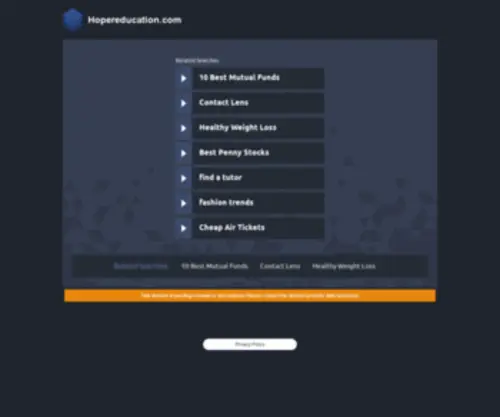 Hopereducation.com(Hopereducation) Screenshot