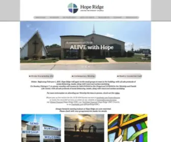 Hoperidge.com(Hope Ridge UMC) Screenshot