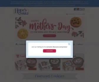 Hopescookies.com(Gourmet Cookie Gifts) Screenshot