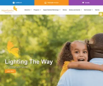 Hopesparks.org(Family Services) Screenshot