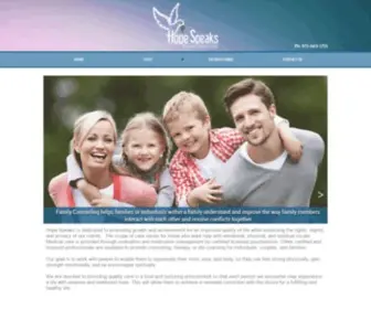 Hopespeaks.com(Hope Speaks) Screenshot