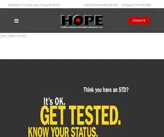 Hopetesting.org(H.O.P.E) Screenshot