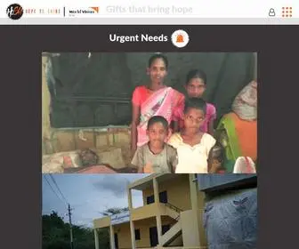 Hopetoshine.in(Crowdfunding Platform India) Screenshot