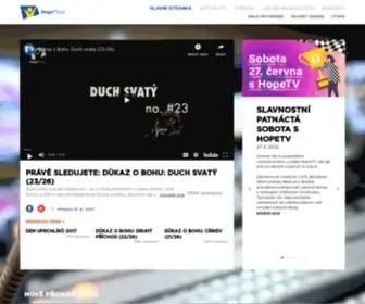 Hopetv.cz(Hopetv) Screenshot