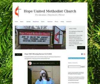 Hopeumcia.org(Hope United Methodist Church) Screenshot