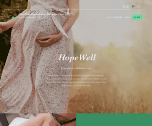 Hopewellrwc.com(HopeWell Reproductive Wellness Care) Screenshot