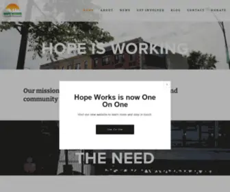 Hopeworkschicago.org(Hope Works) Screenshot