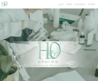 Hopharma.com.br(HO Pharma) Screenshot