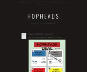 Hopheadsbar.com(Hopheads) Screenshot