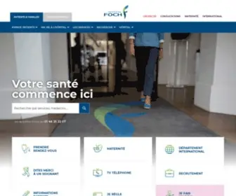Hopital-Foch.com(Hôpital Foch) Screenshot