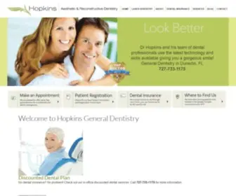 Hopkins-Dentistry.com(Premier General Dentist of Dunedin) Screenshot