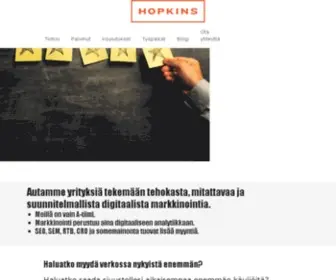 Hopkins.fi(Digimarkkinointia & analytiikkaa) Screenshot